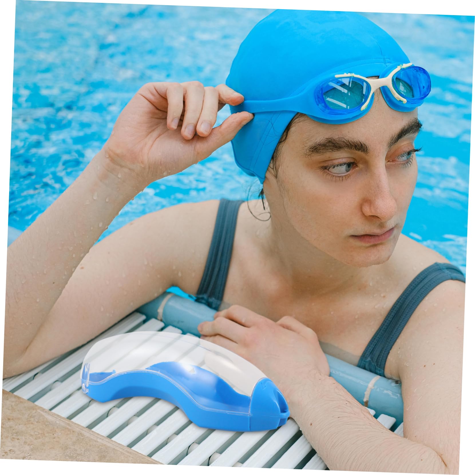 BESPORTBLE Custodia Per Occhiali Astuccio Per Occhiali Contenitore Per Occhiali Custodie Protettive Per Occhiali Da Nuoto Scatole Per Occhiali Da Nuoto Scatole Porta Occhiali Plastica