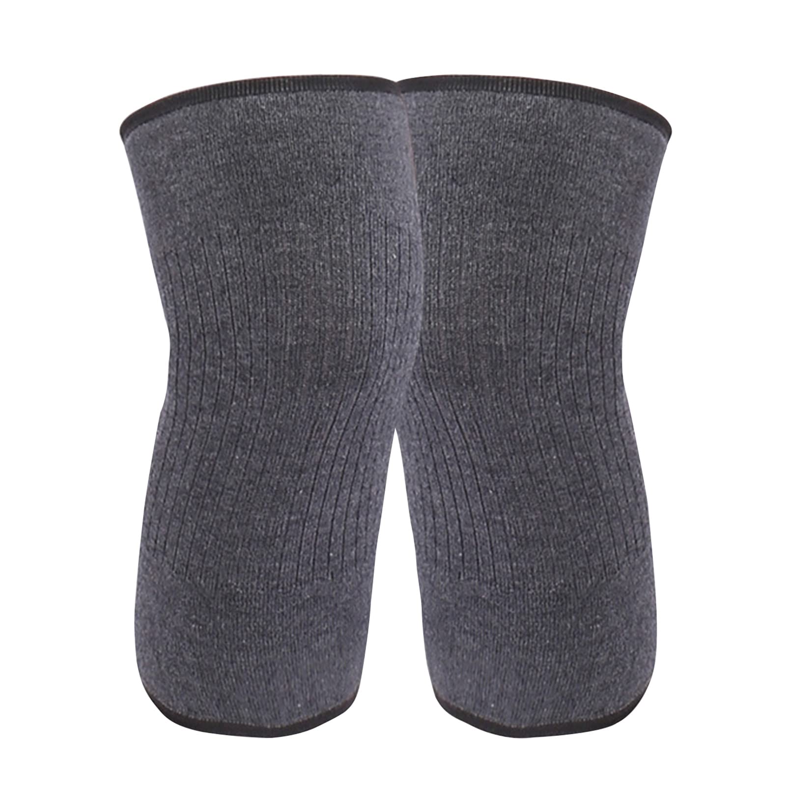 Ginocchiera in lana cashmere unisex ginocchiere unisex in lana calda ginocchiere elastiche Ginocchiere sportive leggere calde protezioni per ginocchio per danza sport all'aria aperta (grigio)