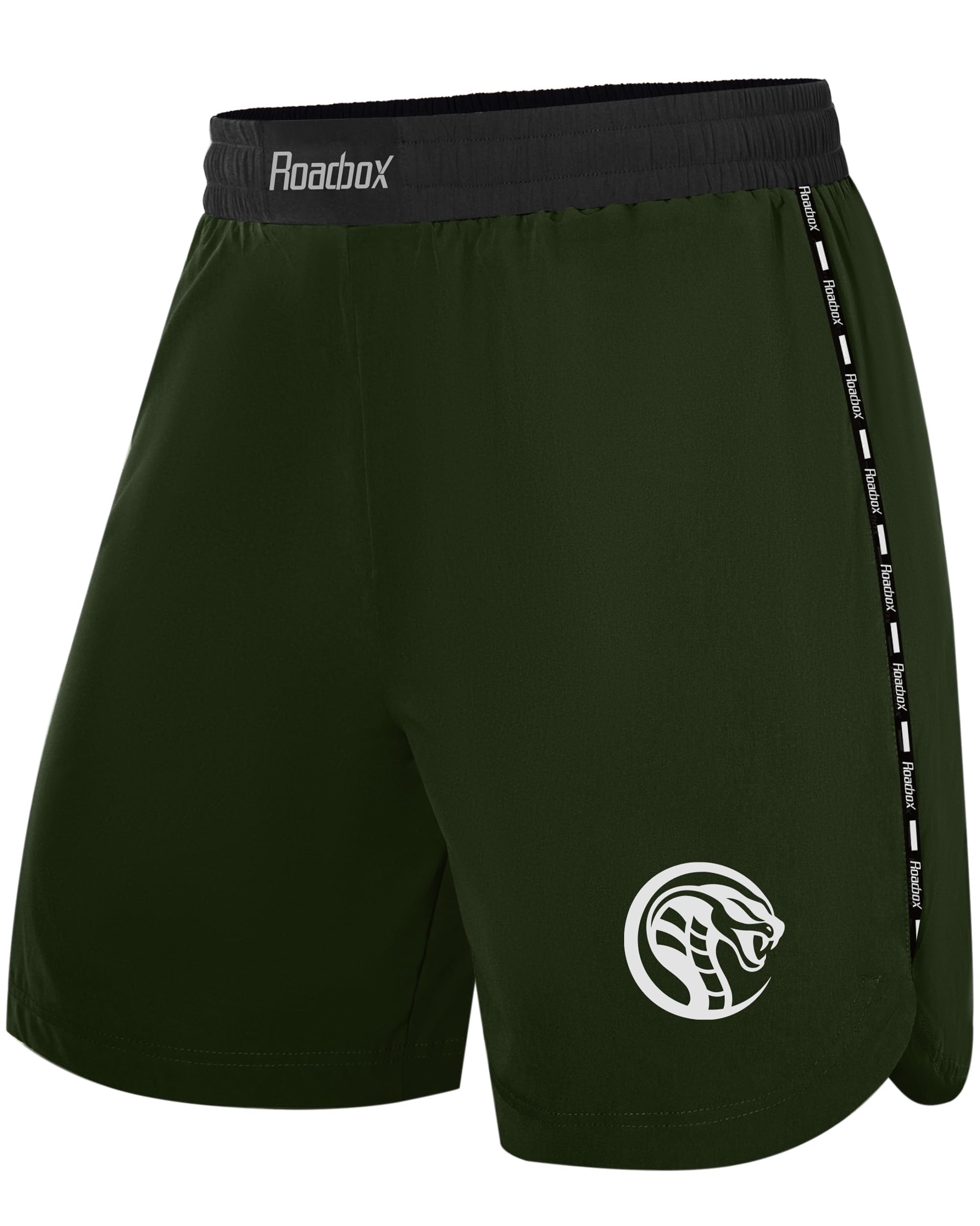 Roadbox Men's MMA BJJ Jiu Jitsu Shorts, No Gi Grappling Boxing Shorts