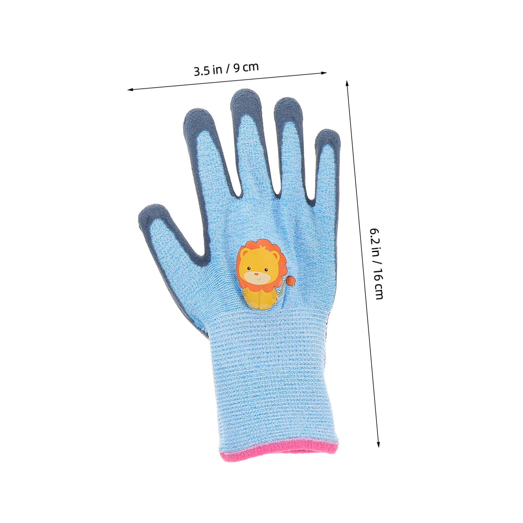 FRCOLOR Fingerless Gloves Boys and Girls Reusable Garden Gloves Antistatic Material for Boys Girls