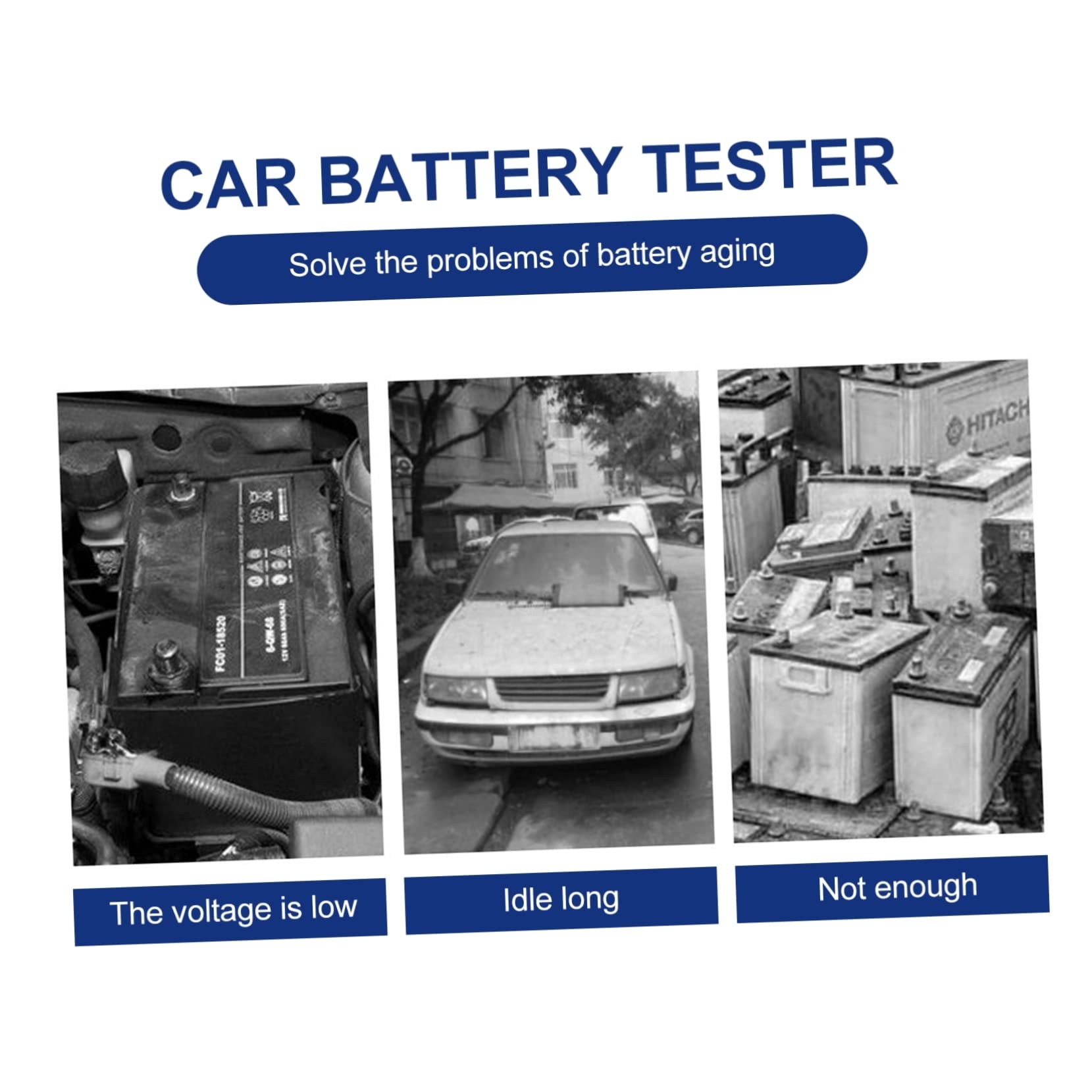 VALICLUD Testeur De Batterie Auto Analyseur Batterie Voiture Outil De Test Automobile