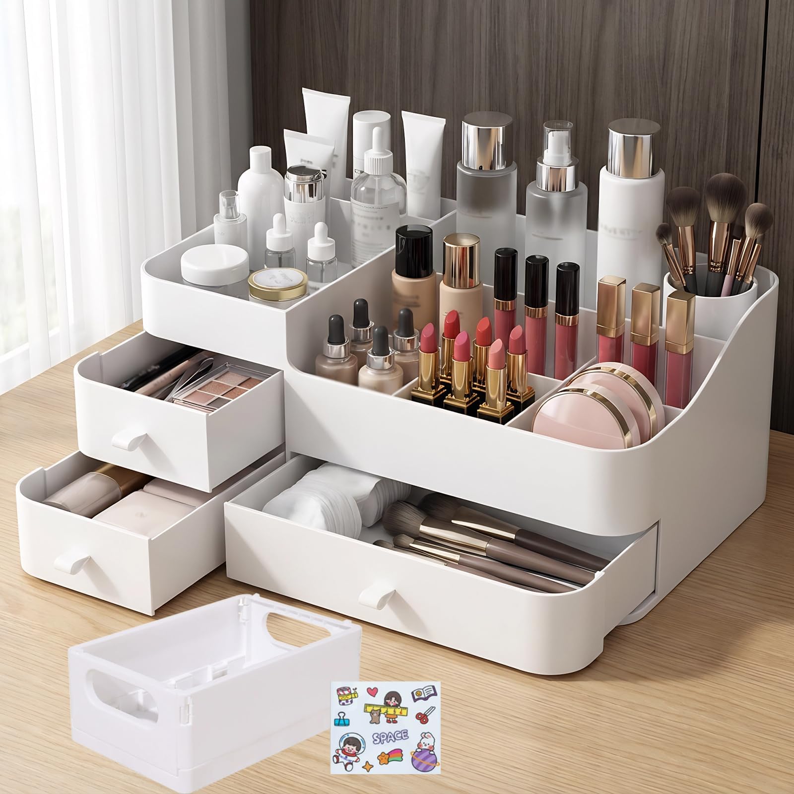 schminktisch aufbewahrung diy YUTUY Make up Kosmetik Organizer,Make up Organizer,Multifunktion Organizer,Einfache für Pinsel Lippenstift Skincare für Schminktisch,Bad und Schlafzimmer (Weiß) Kosmetik Ausführung auswählen:Grasberg Bestattung - das todsichere migration_scott_2025