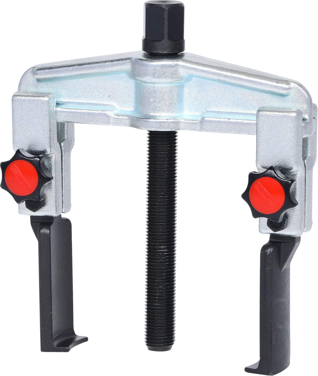 KS Tools 620.0025 Quick release universal 2 arm puller set with narrow legs, 20-90mm, 100mm