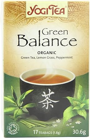 (4 PACK) - Yogi Tea - Green Balance | 17 Bag | 4 PACK BUNDLE : Amazon ...