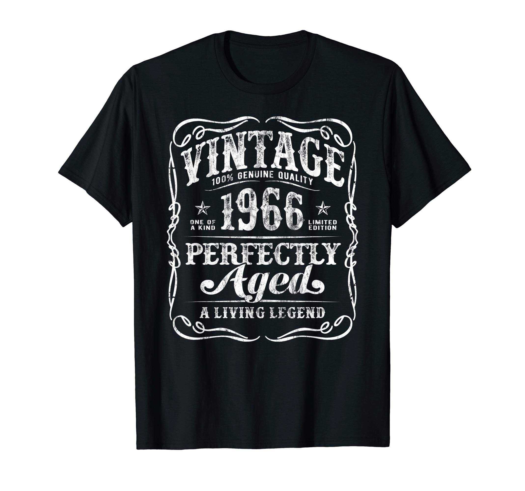 BORNClassic Born In 1966 Vintage 58th Birthday T-Shirt
