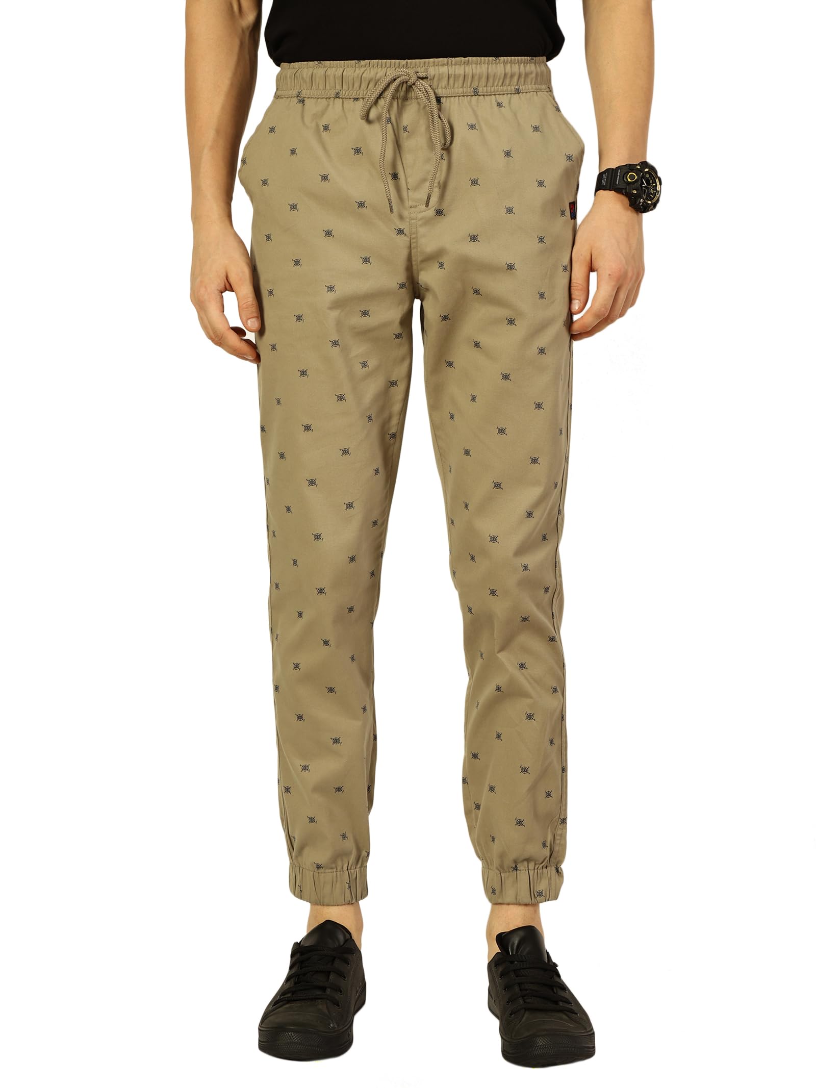 thomas scott Men's | Solid | Light Weight | Breathable Fabric | Mid Rise | Slim Fit | Cotton Blend | Elasticated with Drawstring | Trouser | Pants-picture-40