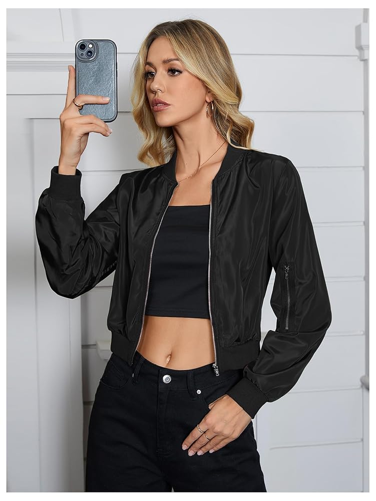 [オープンワイワイ] OPEN YY CRINKLED CROPPED BIKER JACKET☆ 06204-