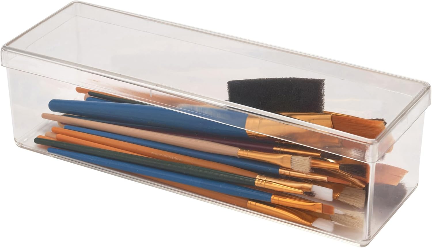 Pioneer Plastics 160C Clear Rectangular Plastic Container, 8.5" W x 2.625" D x 2.25" H, Pack of 12