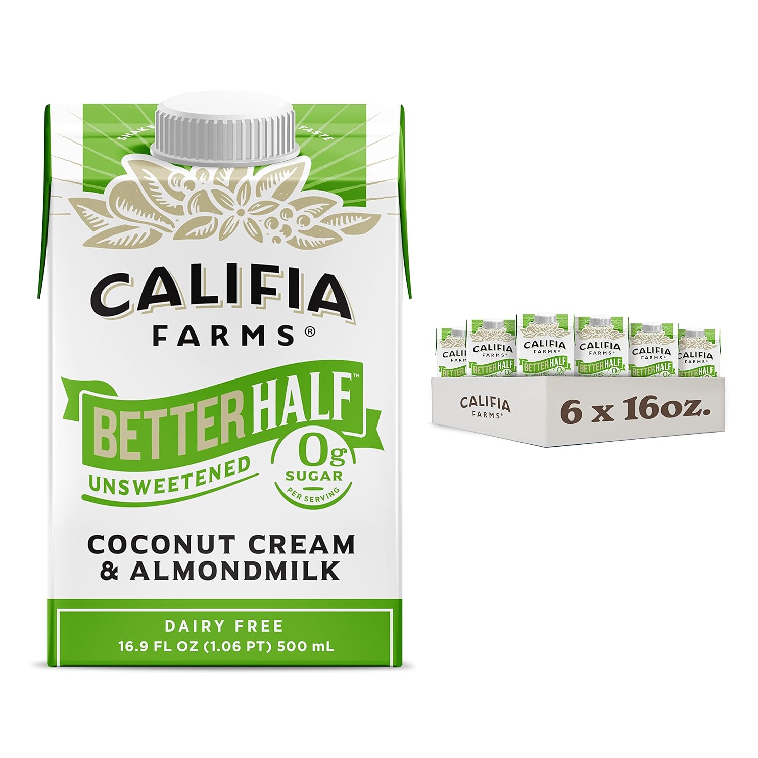 Califia Farms Unsweetened Better Half, Half And Half