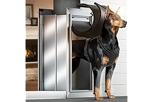 Giant Breed Extra Large Aluminum Doggy Door for Wall