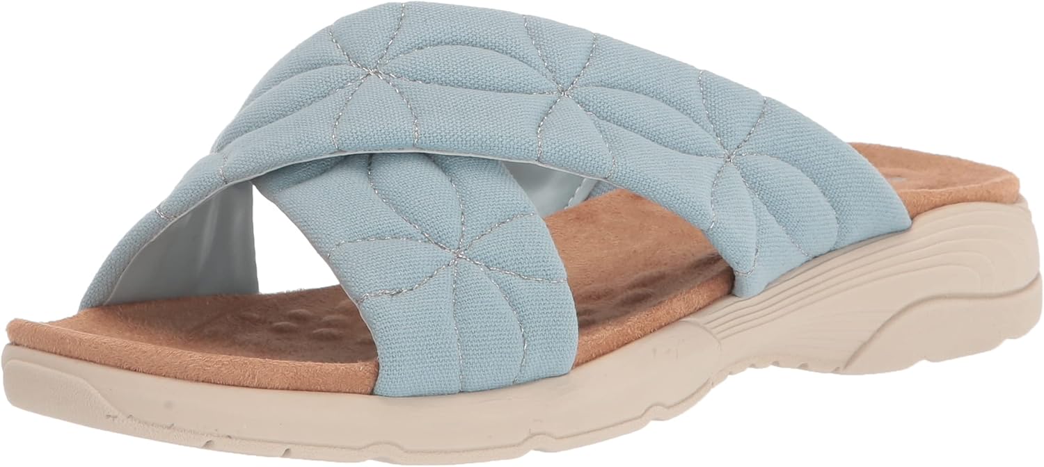 Easy Spirit Women's TASIA7 Slide Sandal, Blue 450, 8.5