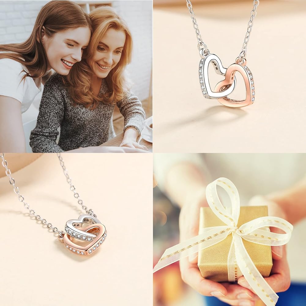 Niece Gifts from Auntie - Aunt Gifts from Niece - Aunt Niece Necklace for Birthday Christmas Graduation Wedding With Nice Message Card and Box