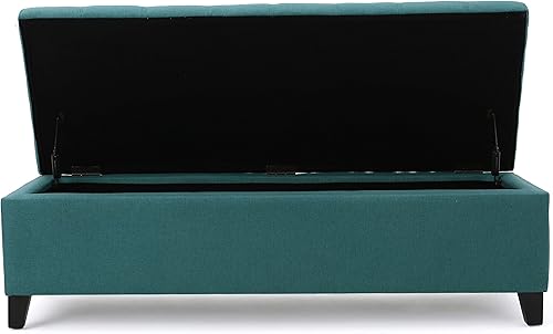 Miniatura 20 de Gabinete Otomano, para almacenamiento, tela color: Cielo/Azul/Gris/Marrón, Gris claro Gris claro, tela,Gris, tela,Verde azulado oscuro, tela