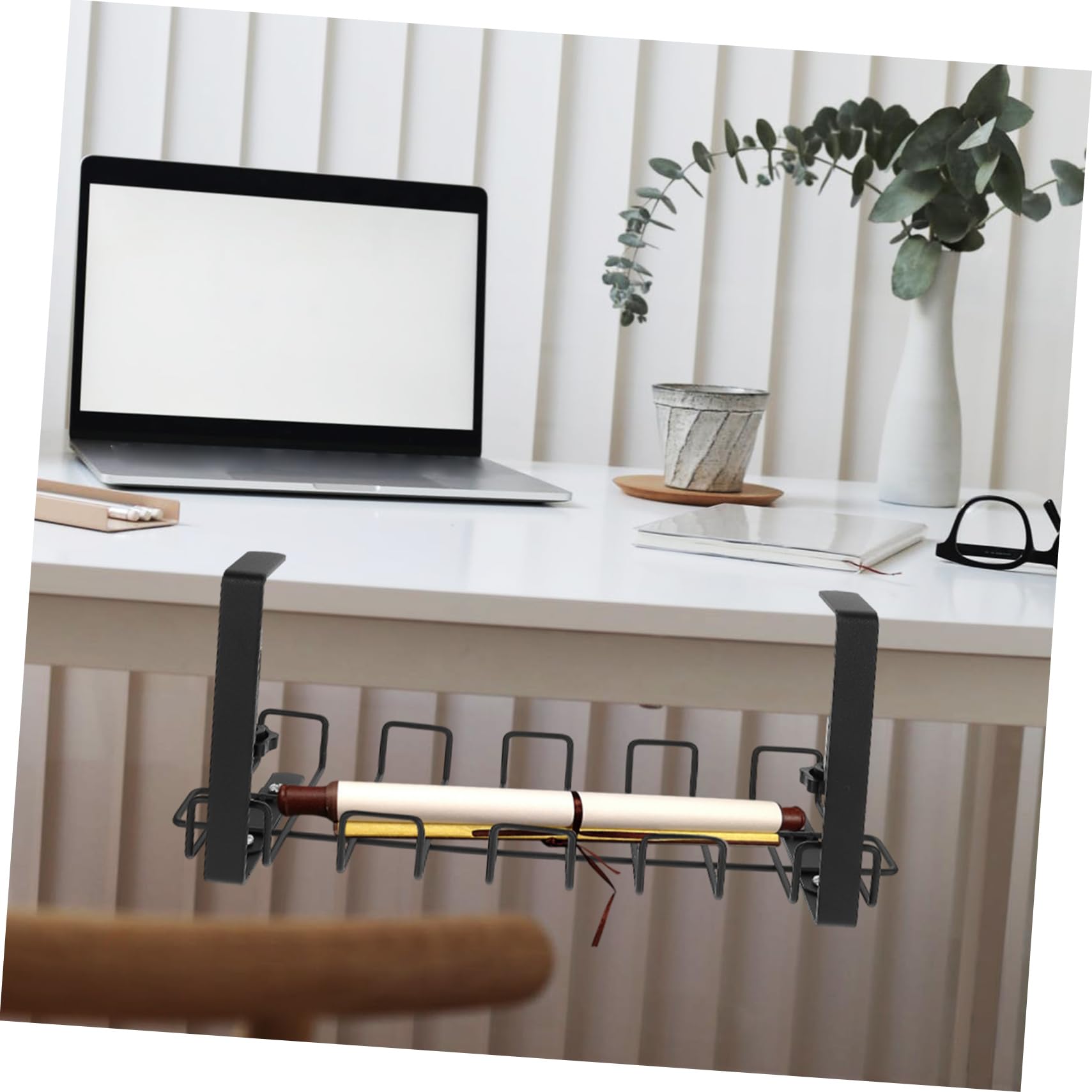 Organizador De Cables para Debajo del Escritorio Soporte para Gestión De Cables Cesta Colgante para Oficina y Hogar Debajo del Escritorio para Oficina Casa
