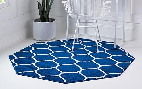 Miniatura 504 de Rugs.com Lattice Frieze Collection Alfombra – 4 x 6 pies, alfombra mediana negra perfecta para salas de estar, comedores grandes, planos abiertos