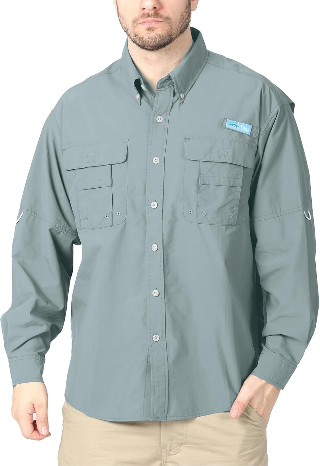 Fishing Shirts for Men Long Sleeve UV UPF 50+ Sun Protection Shirts Breathable Quick Dry Button Down Shirts