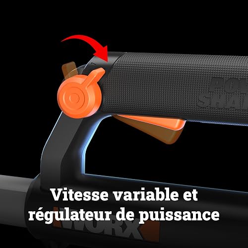 WORX Souffleur sans Fil Brushless 20V WG550E.9 - 7