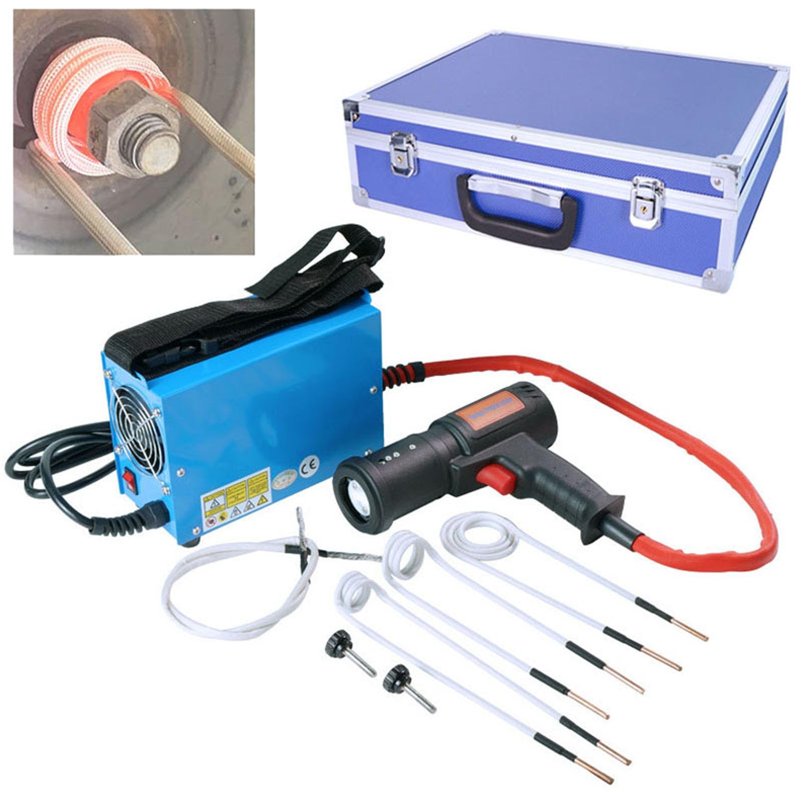 Kit Riscaldatore A Induzione Magnetica 1380W - Attrezzatura Per Riparazione Ammaccature Auto Senza Verniciatura - Foto 9