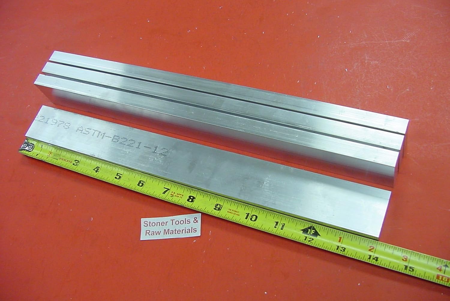 4 Pieces 3/8" X 1-1/2" Aluminum 6061 T6511 Flat BAR 14" Long .375" Mill Stock