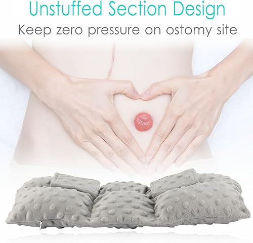 Miniatura 2 de Funda para cinturón de seguridad de ostomía, almohadilla para cinturón de seguridad, funda para bolsa de ostomía, suministros de ostomía, almohada