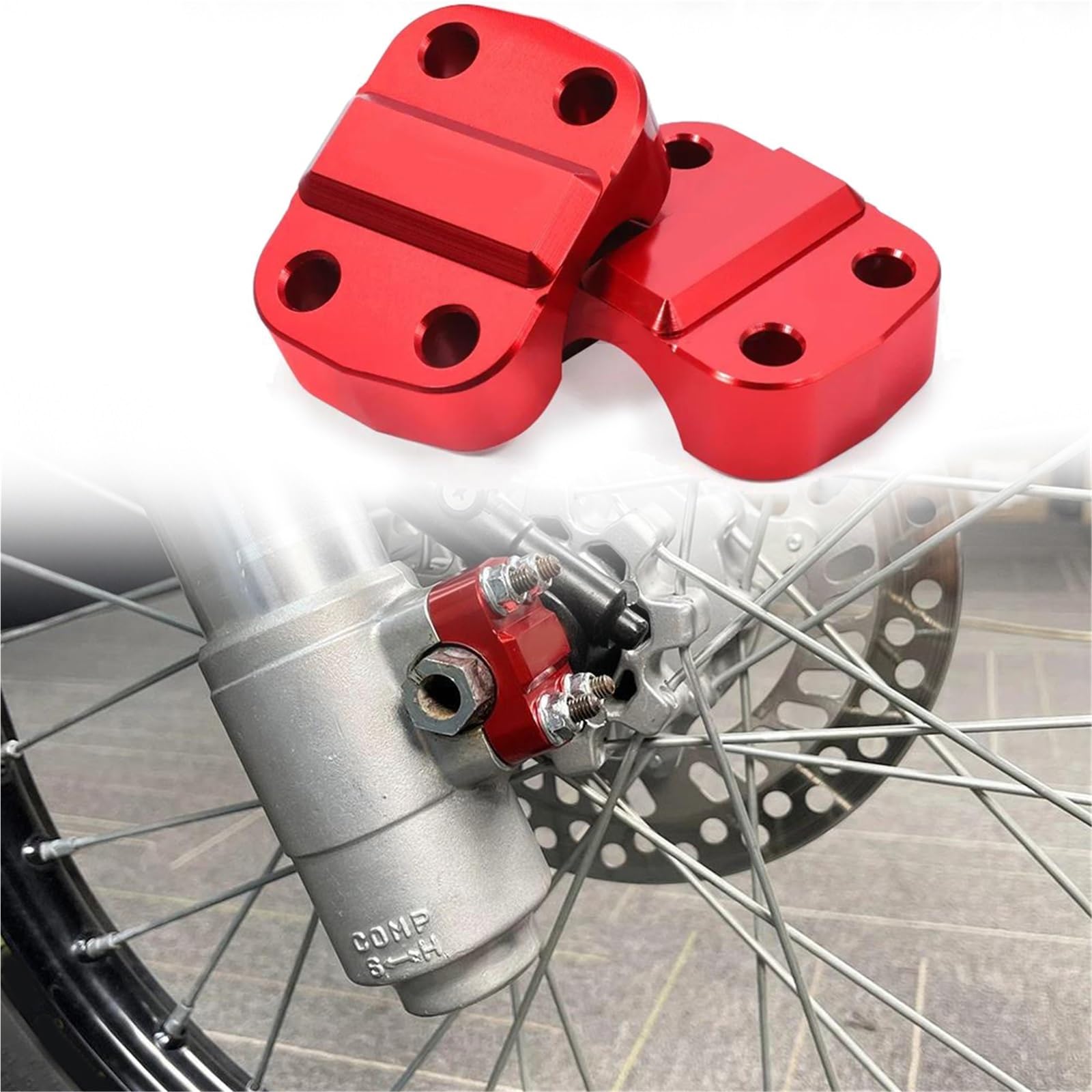 Support d'axe de fourche avant moto XR400 R et XR650 L couvercle de fixation