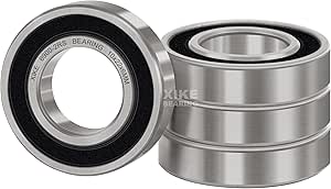 Pack of 10 - 6808 61808 2Z C3 40x52x7mm Metal Shielded Thin Section De