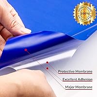 Vista 4 de HTV - Rollos de vinilo de transferencia térmica azul zafiro de 12 pulgadas por 8 pies, rollo para planchar en bricolaje para camisetas, fácil