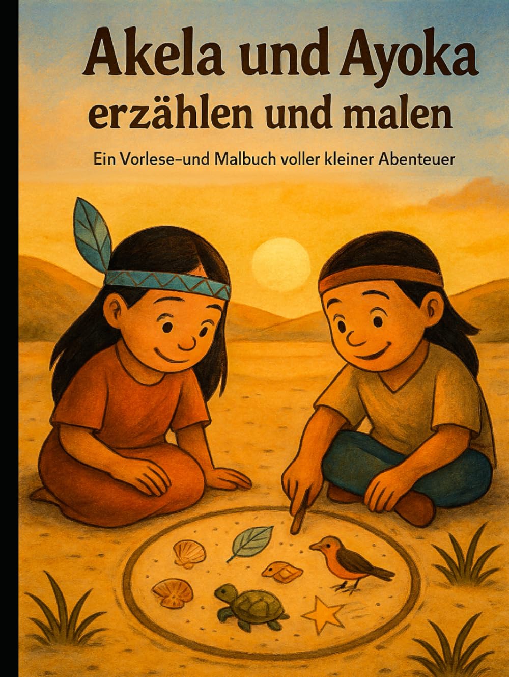 Akela und Ayoka erzählen und malen: Ein Vorlese- und Malbuch voller kleiner Abenteuer