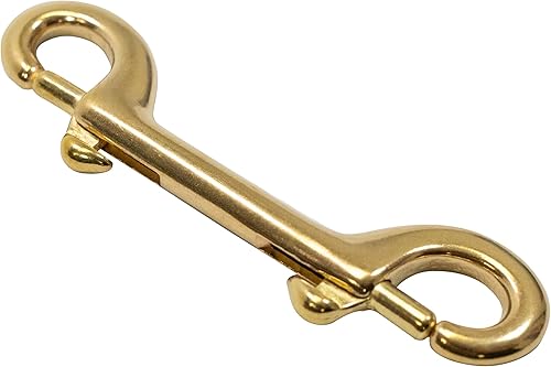 Miniatura 7 de Scuba Choice Buceo Buceo 4" Clip de latón doble terminado Snap Bolt, color dorado