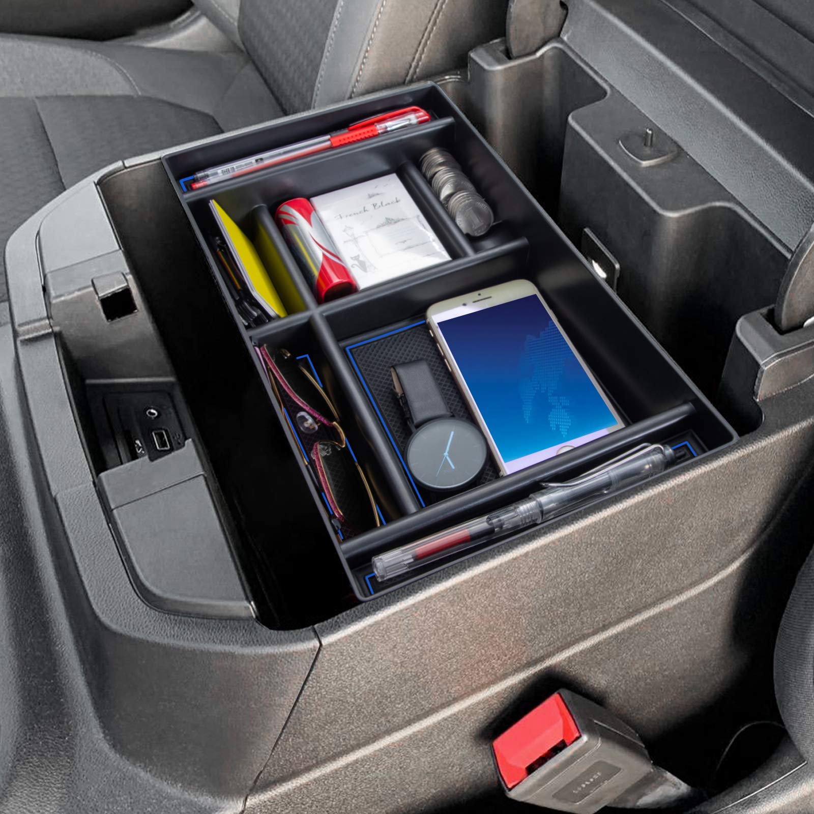Buy PIMCAR Center Console Organizer Compatible with 2020 2021 Chevy