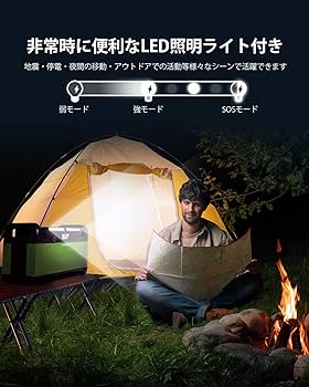 Amazon.co.jp: CTECHi ポータブル電源 大容量 1500W リン酸鉄