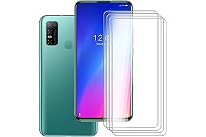 Doogee N30 Screen Protector, [4-Pack] HHUAN 9H Anti-Scratch Tempered Glass Protective Film for Doogee N30