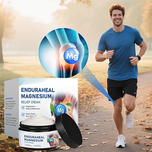 Miniatura 2 de Timilk EnduraHeal - Crema de alivio de magnesio, crema profesional de terapia articular y ósea, aceite de magnesio natural para espalda, rodilla,