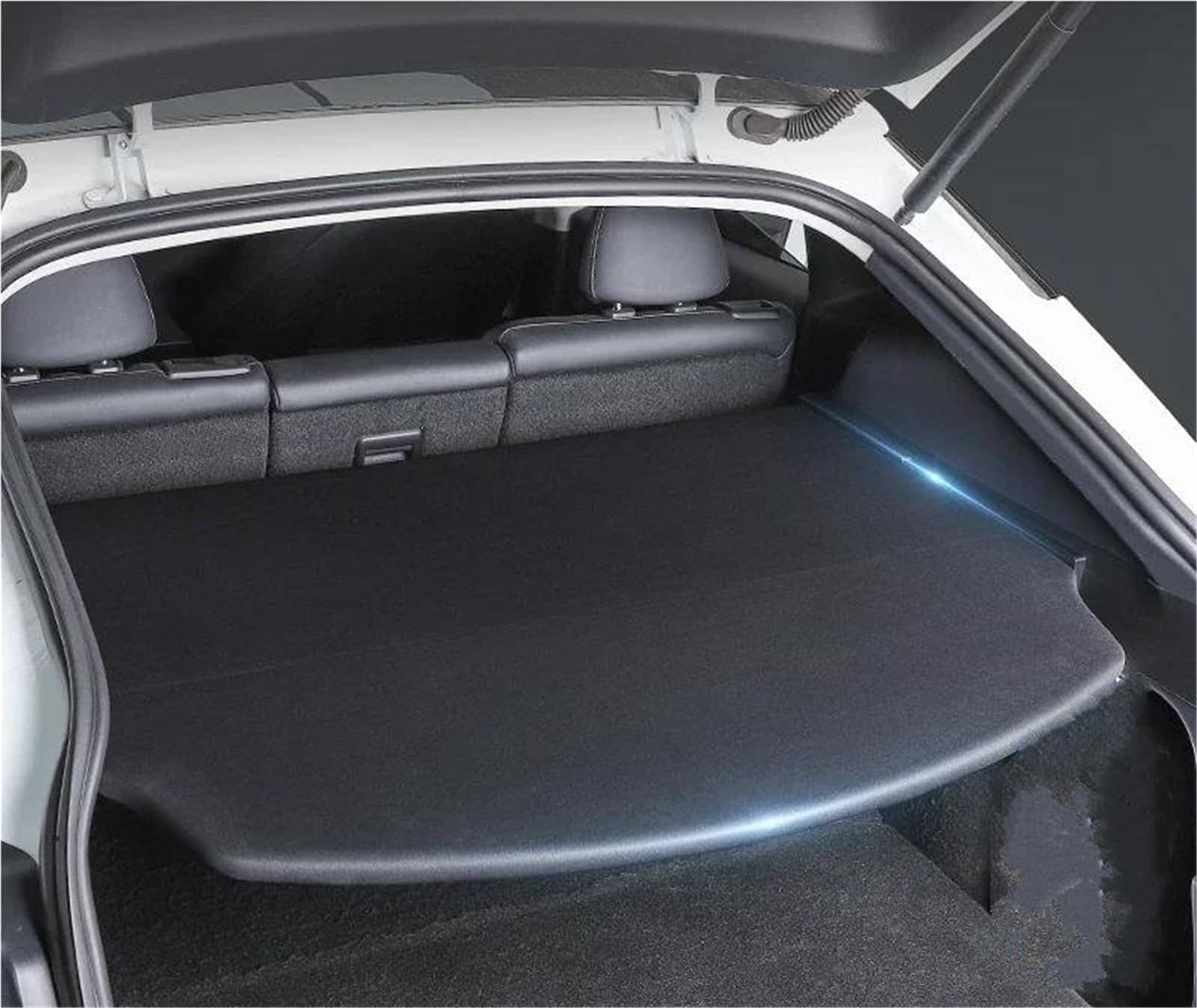 Kofferraumabdeckung Für Tesla Für Model Y 2017-2024 Faltbare Kofferraum-Trennwand Kofferraum-Gepäckabtrennplatte Laderaum-Organizer Aufbewahrungszubehör Autozubehör