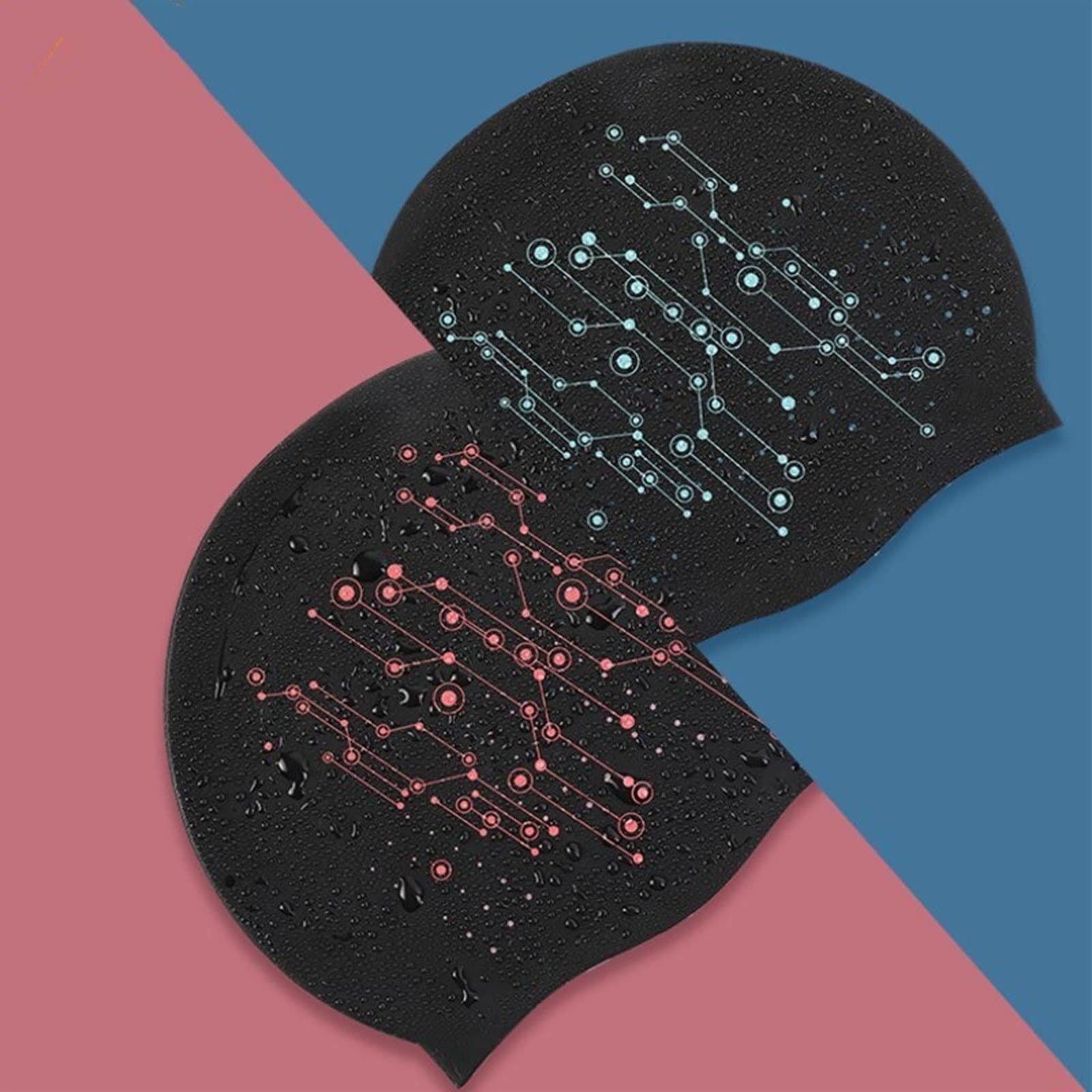 Cuffia da nuoto unisex cuffia da nuoto impermeabile in silicone per uomini donne accessori professionali per piscina accessori per adulti bambini sport