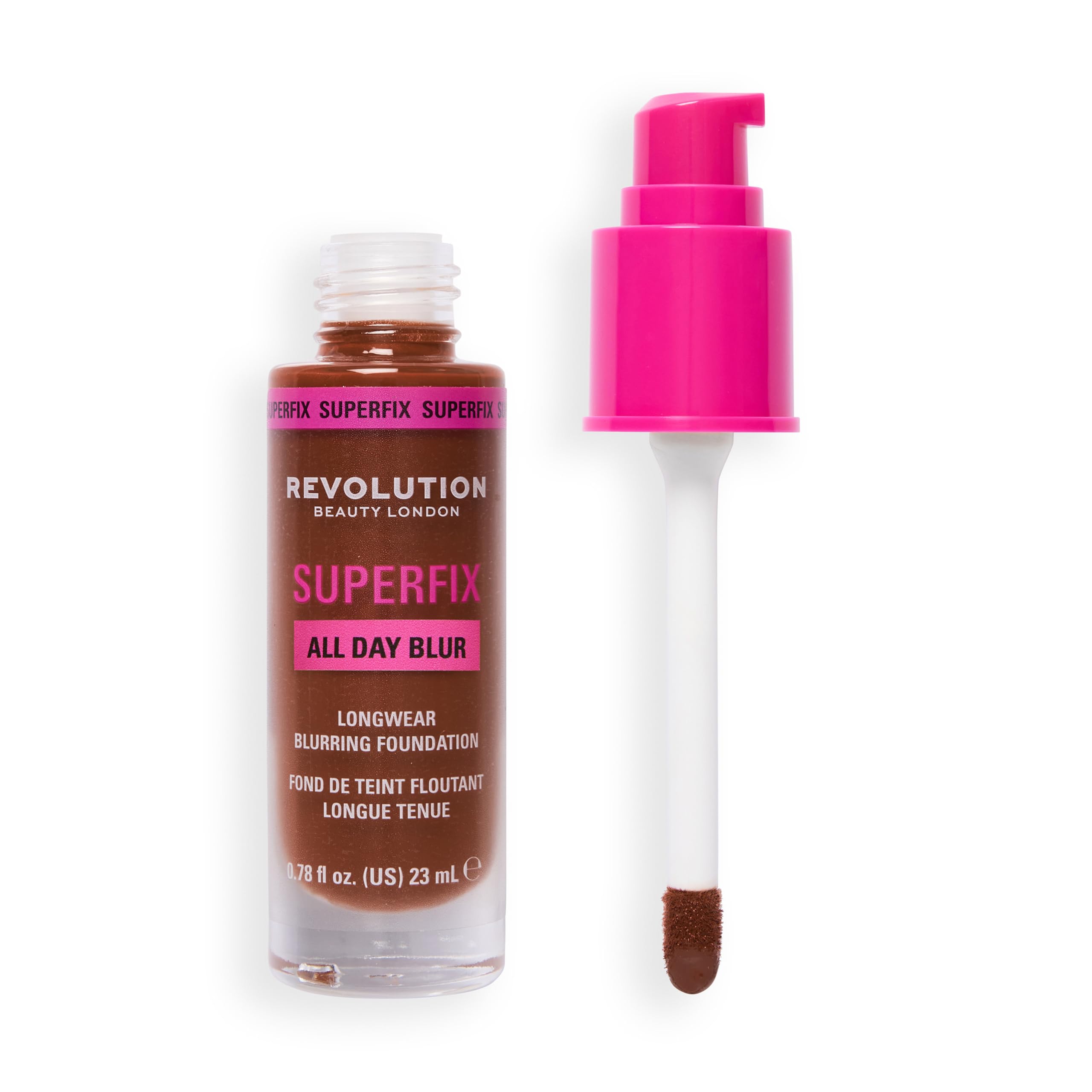 Revolution Superfix Blur Longwear Foundation, F16NW, 23ml