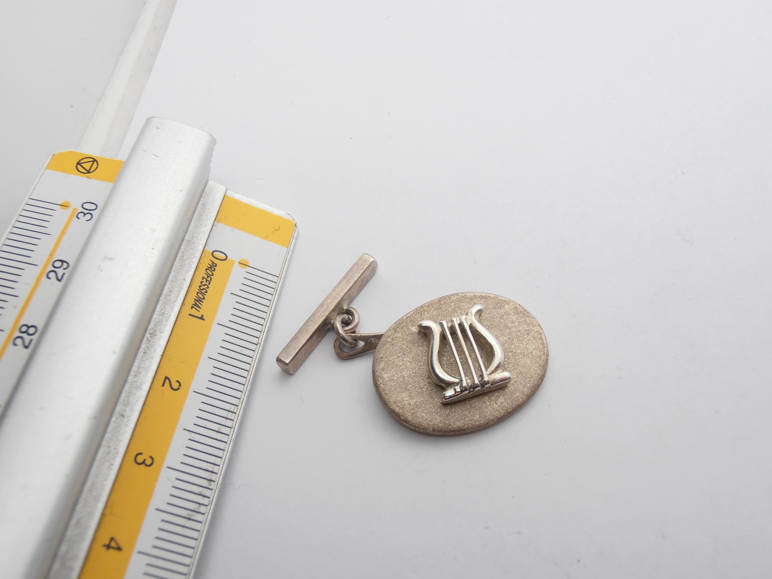 Cetra : Gemelli in Argento 925 - Lira - Musicista - Musica - Strumento Musicale