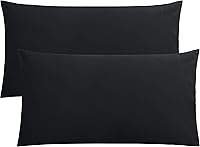 Vista 89 de FLXXIE Fundas de almohada de microfibra tamaño estándar, fundas de almohada suaves con cierre de sobre, fundas de almohada resistentes a arrugas