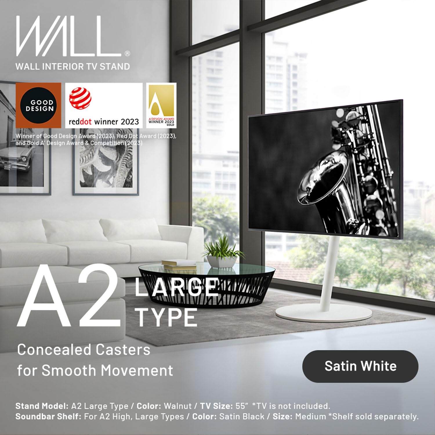 Amazon.com: WALL A2 Large Type | Japanese Rolling Portable Free 