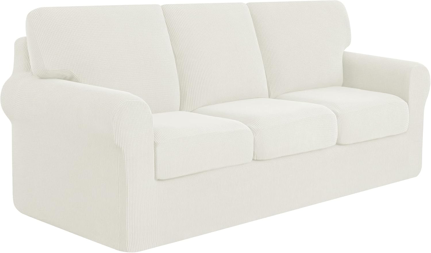 subrtex 3Seater Sofa Cover with 3 Separate Cushions and 3 Backrests