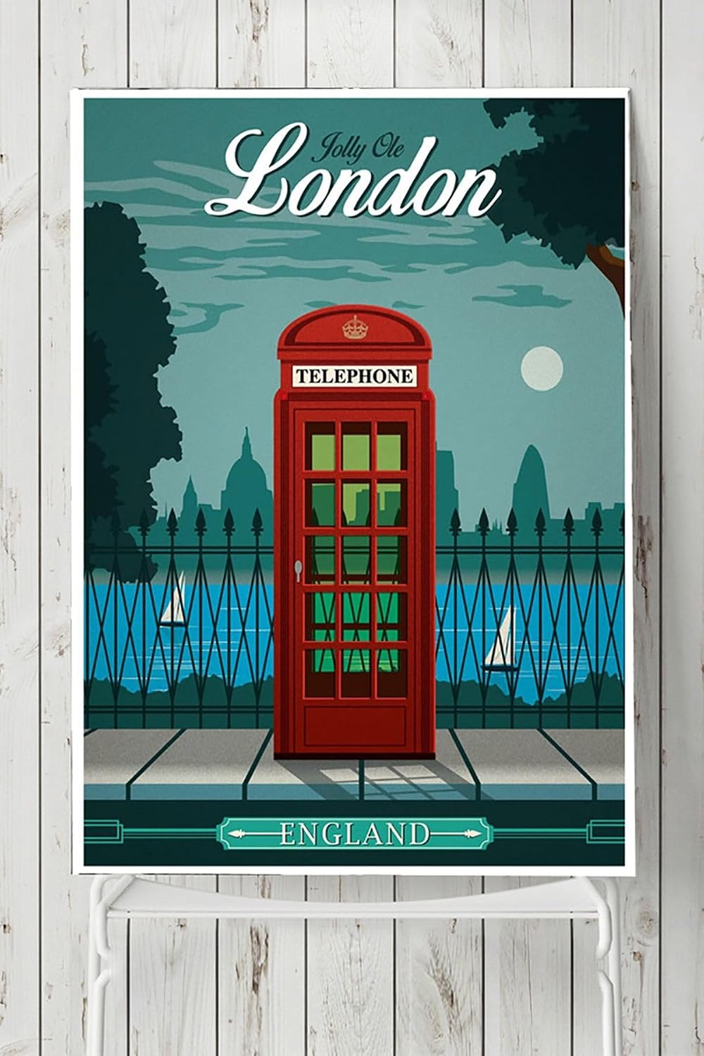 Postermanya (pster6114) Londra Vintage Poster (90x130cm)