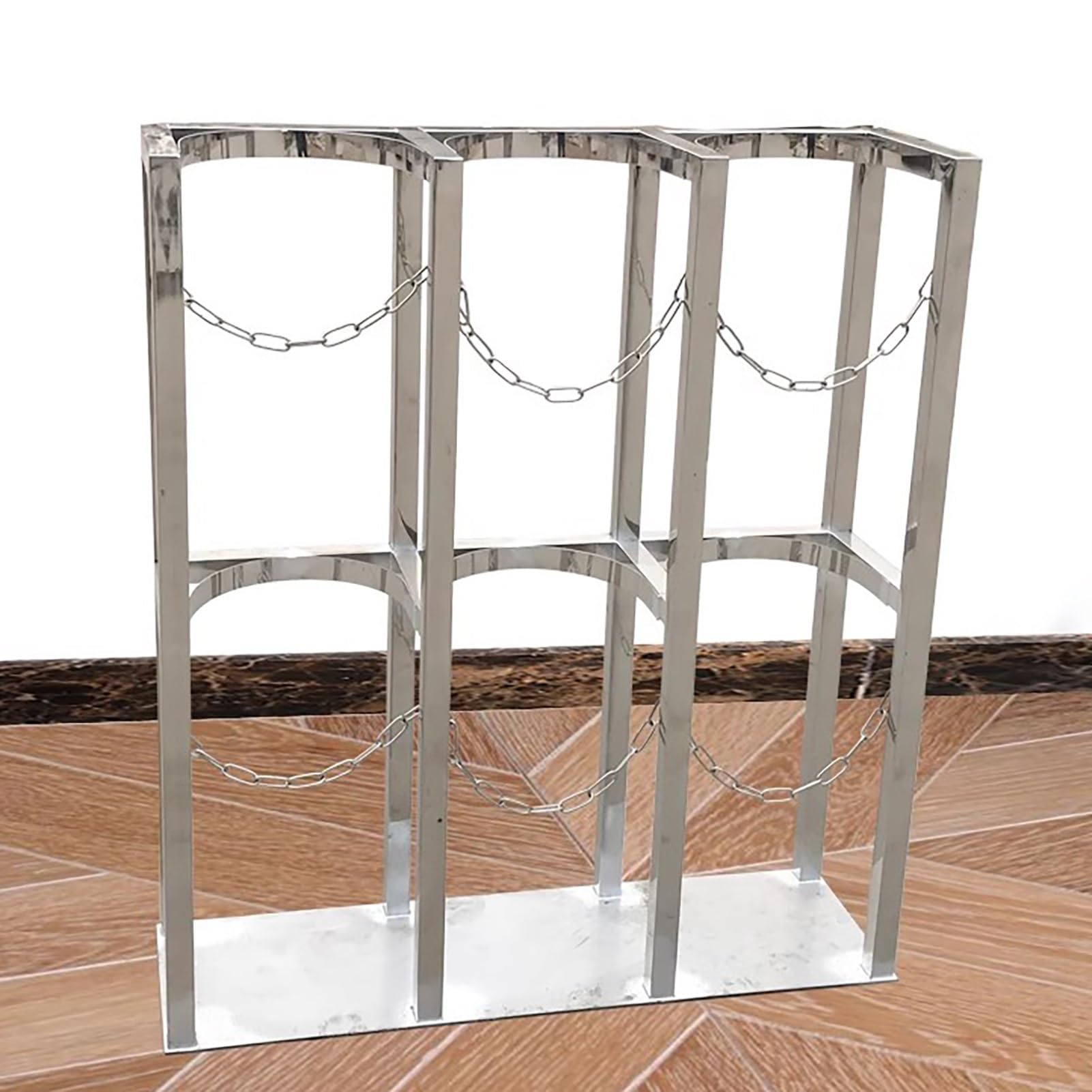 Support de réservoir d'oxygène au sol dispositif stockage cylindrique hôpital