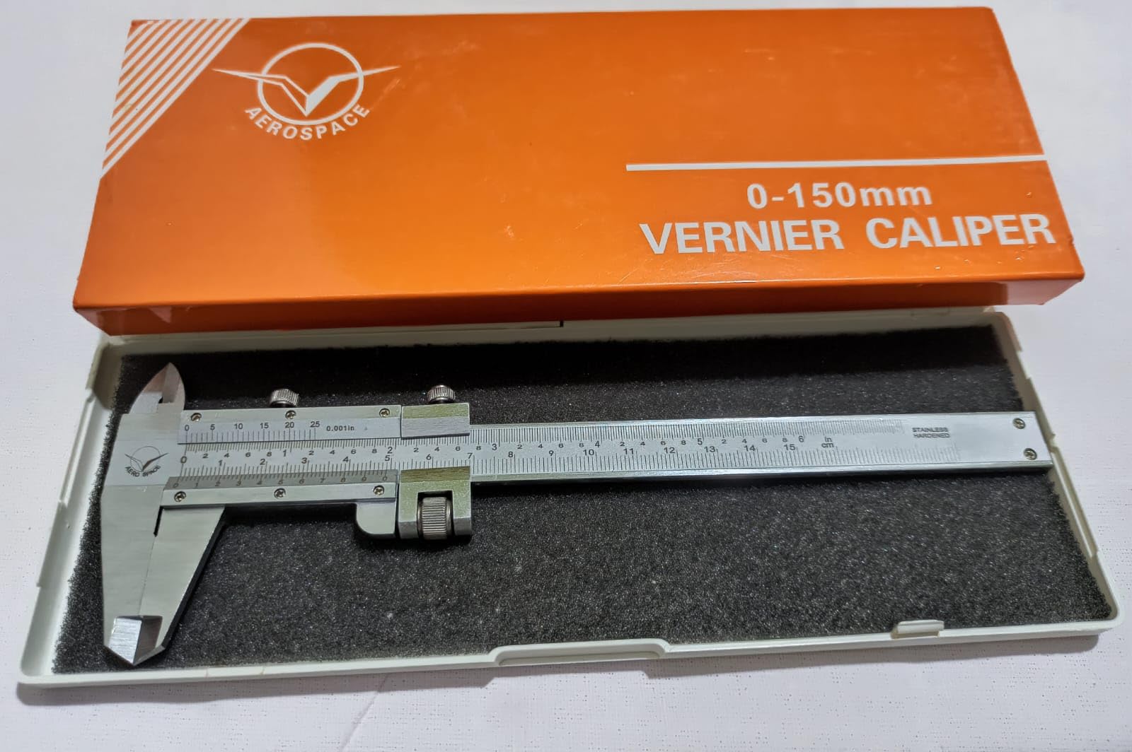 0-150mm Vernier Caliper (6")| Precision Stainless Steel Measuring Tool | Accurate Metric & Imperial Scale | Durable Locking Screw | Professional Quality for Engineers & Machinists (B0DFQT22Z2) Amazon Price History, Amazon Price Tracker