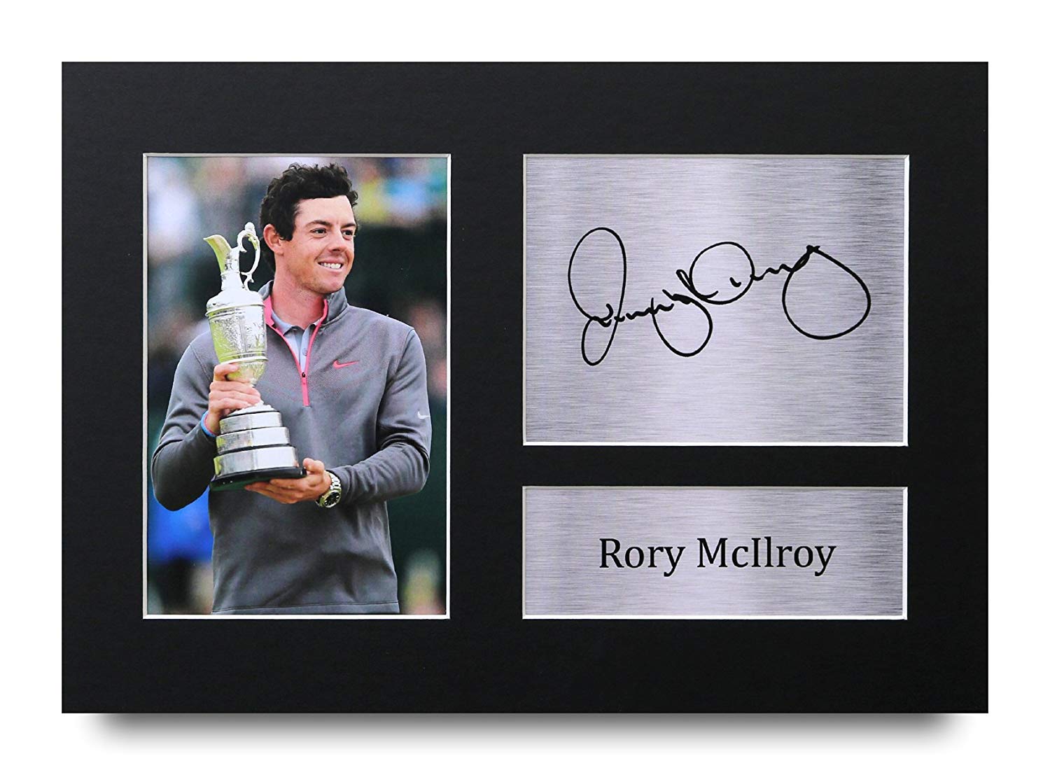 Sponsored Ad – HWC Trading Rory McIlroy Gift Signed A4 Printed Autograph Golf Gifts Photo Display