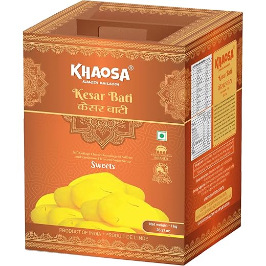 Khaosa Kesar Bati Traditional Sweets 1Kg