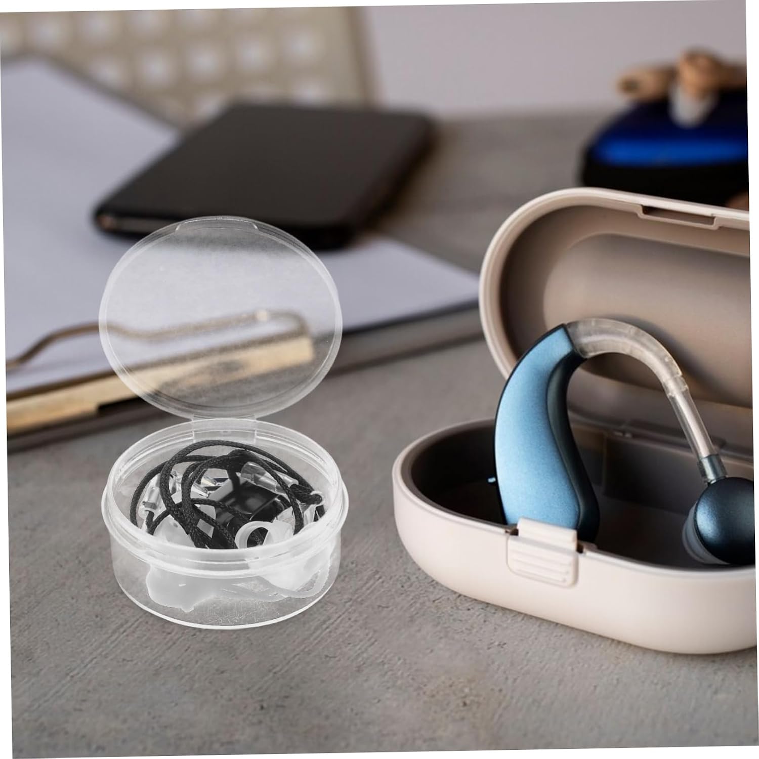 1set Adjustable Loss Hearing Amplifier Lanyard Holder for Seniors Clip String Rope Stylish Design for Enhanced Safety and Portability