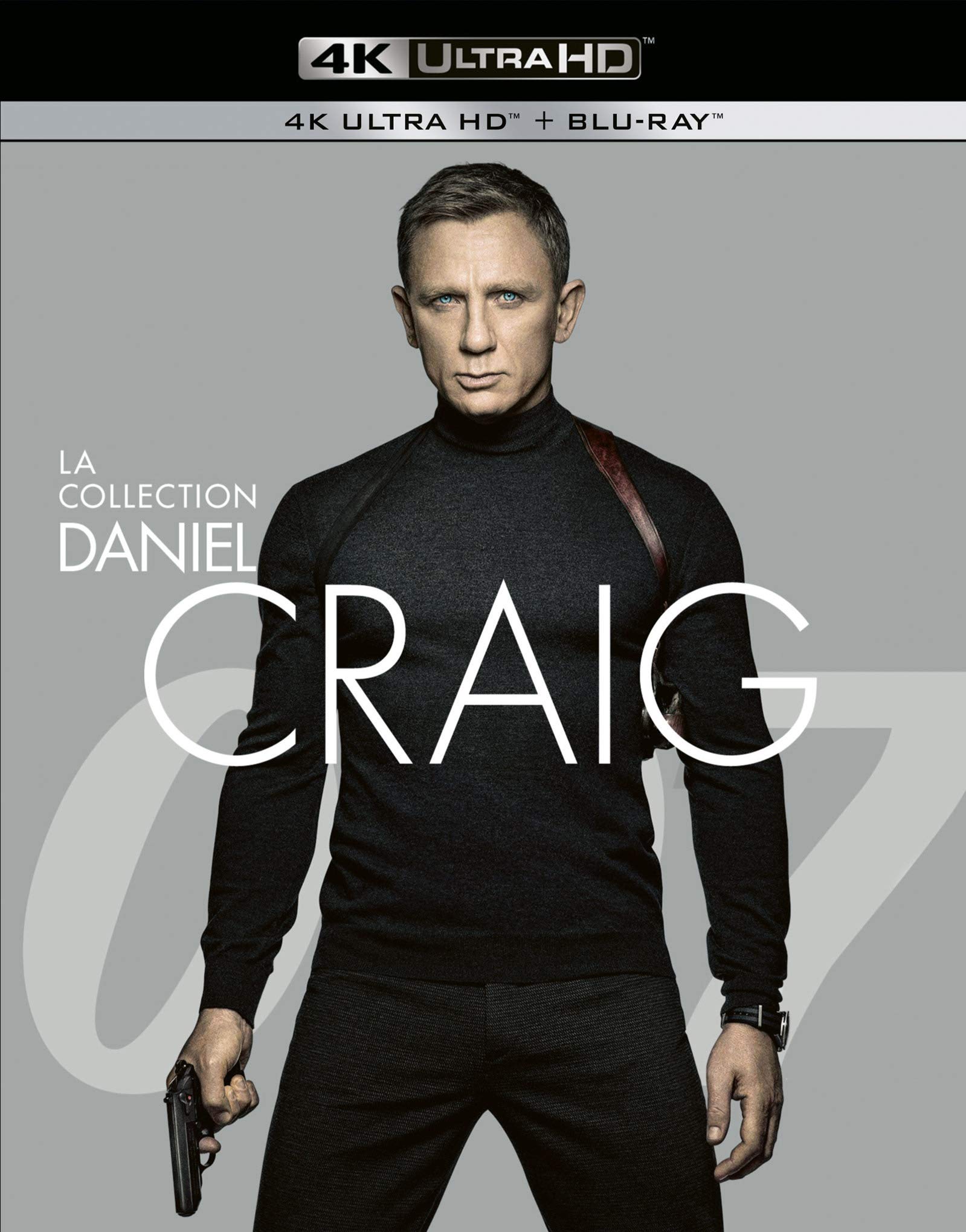 James Bond 007-La Collection Daniel Craig : Casino Royale + Quantum of Solace + Skyfall + Spectre [4K Ultra-HD + Blu-Ray]