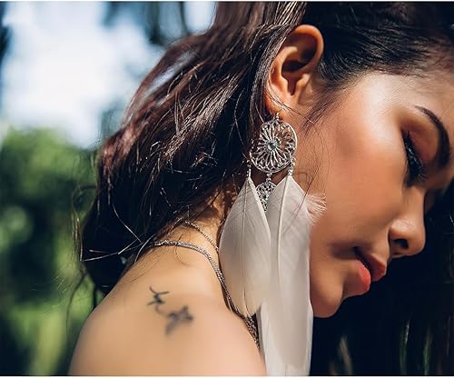 Miniatura 6 de 100 plumas de ganso negro de 6 a 8 pulgadas para alas de cosplay, manualidades, decoración de fiesta de Halloween, ropa, sombreros y accesorios