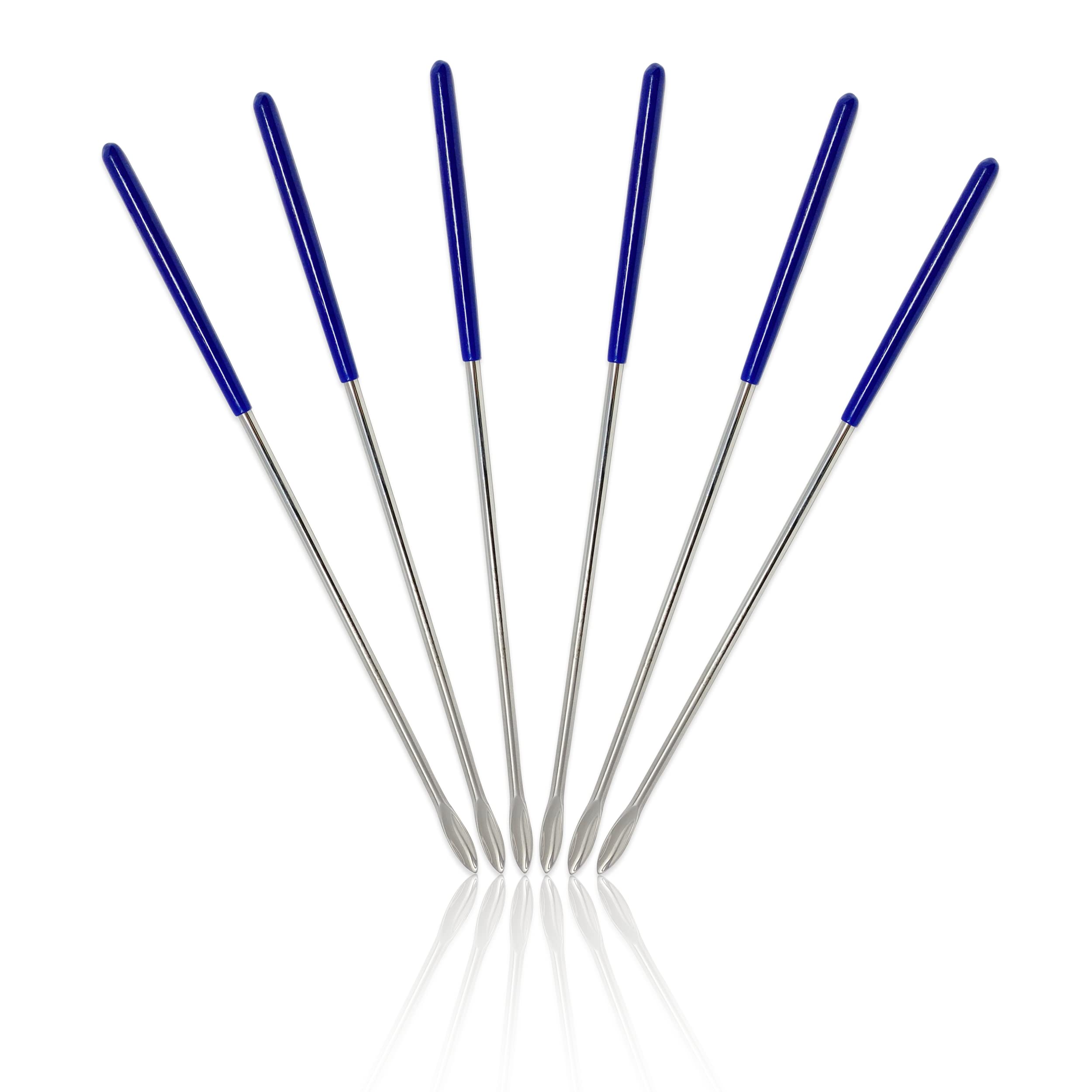Stainless Steel Lab Spatula with Flat Square/Spoon Ends - 9 in. (6PK) — Amazon image 3