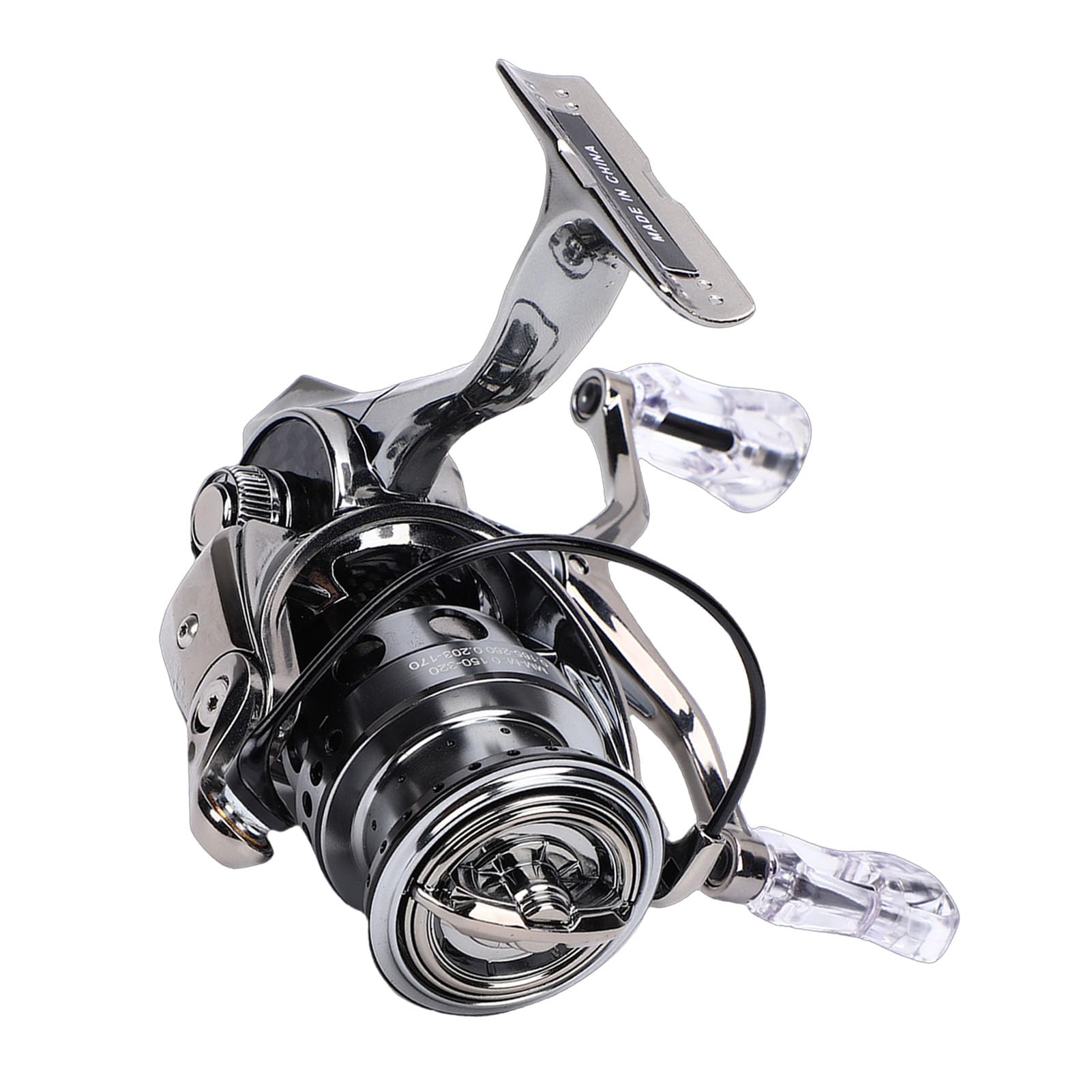 Fabater Moulinet de Pêche de Surf, Roulements Scellés en Acier Inoxydable, Frein de 4KG, Rapport de Vitesse 5.2:1, Double Poignée pour Les Amateurs de Pêche